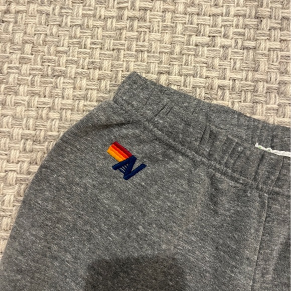 Champion Gray Sweatpants with Purple and Pink Lightning - Picture 3 of 4
